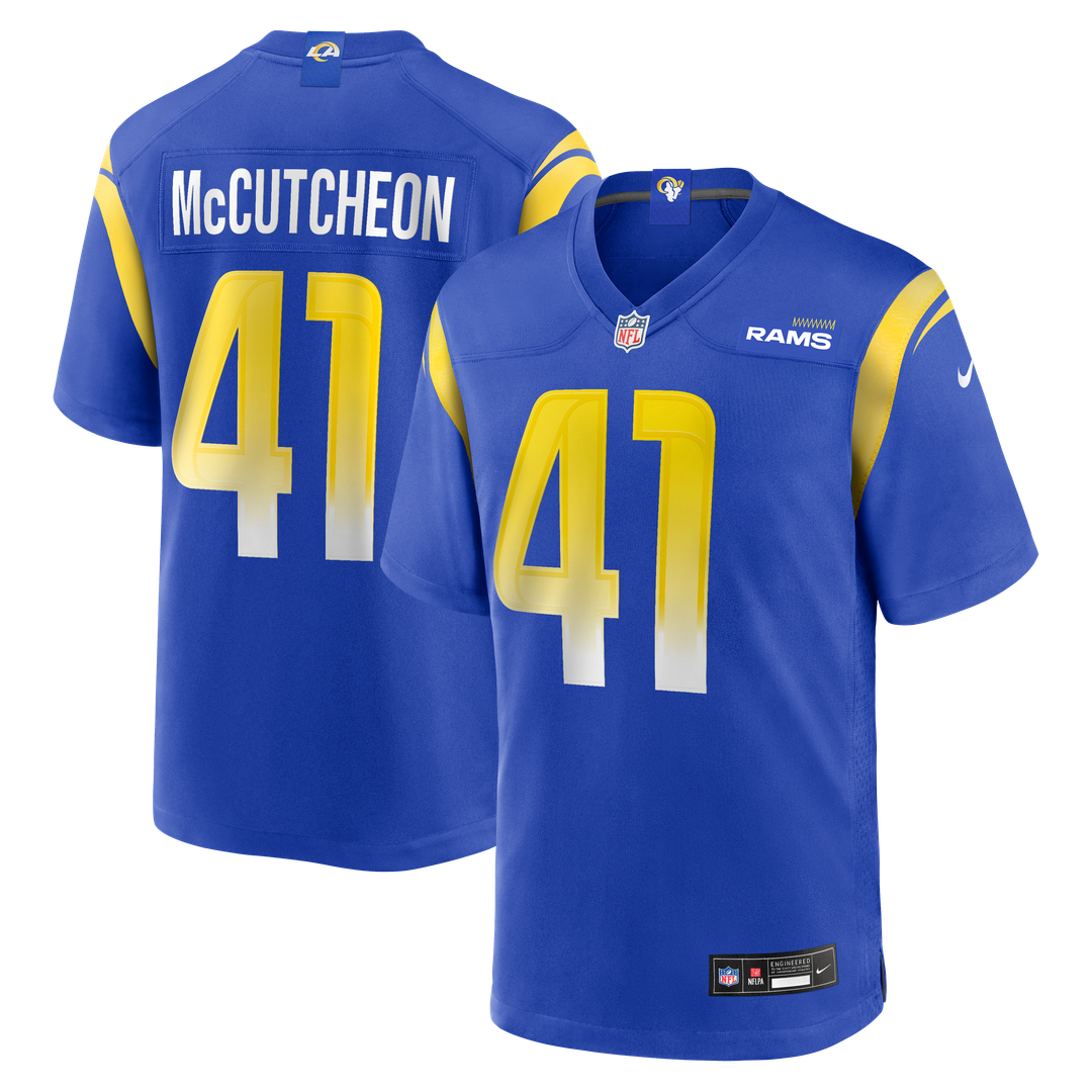 Cameron McCutcheon Los Angeles Rams Nike Royal Game Jersey