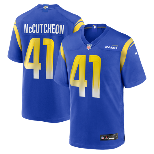 Cameron McCutcheon Los Angeles Rams Nike Royal Game Jersey