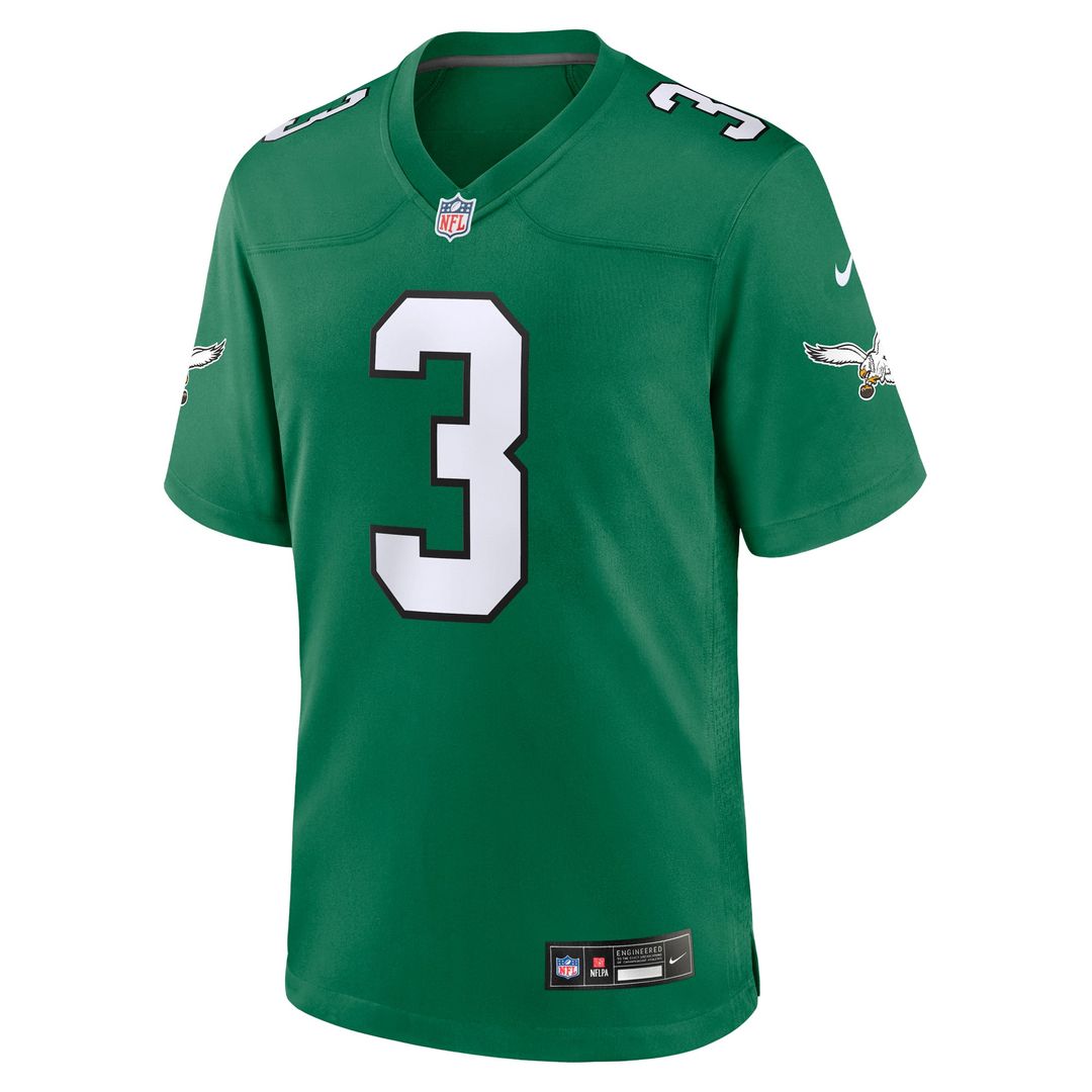 Nolan Smith Philadelphia Eagles Nike Kelly Green Alternate Game Jersey