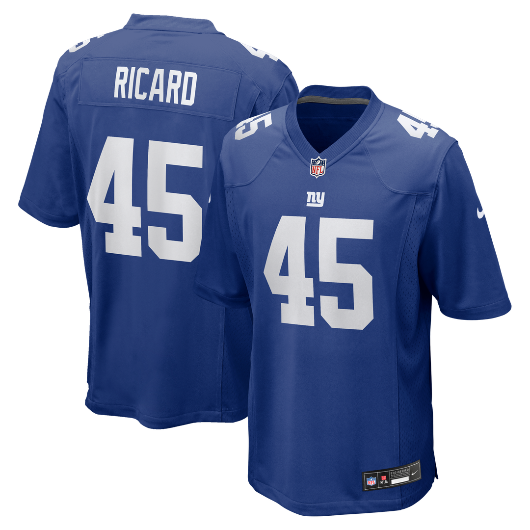 Patrick Ricard New York Giants Nike Royal Team Game Jersey