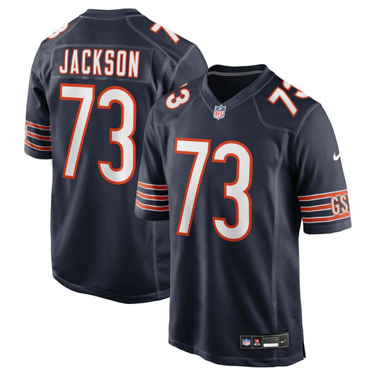 Jonah Jackson Chicago Bears Nike Navy Team Game Jersey