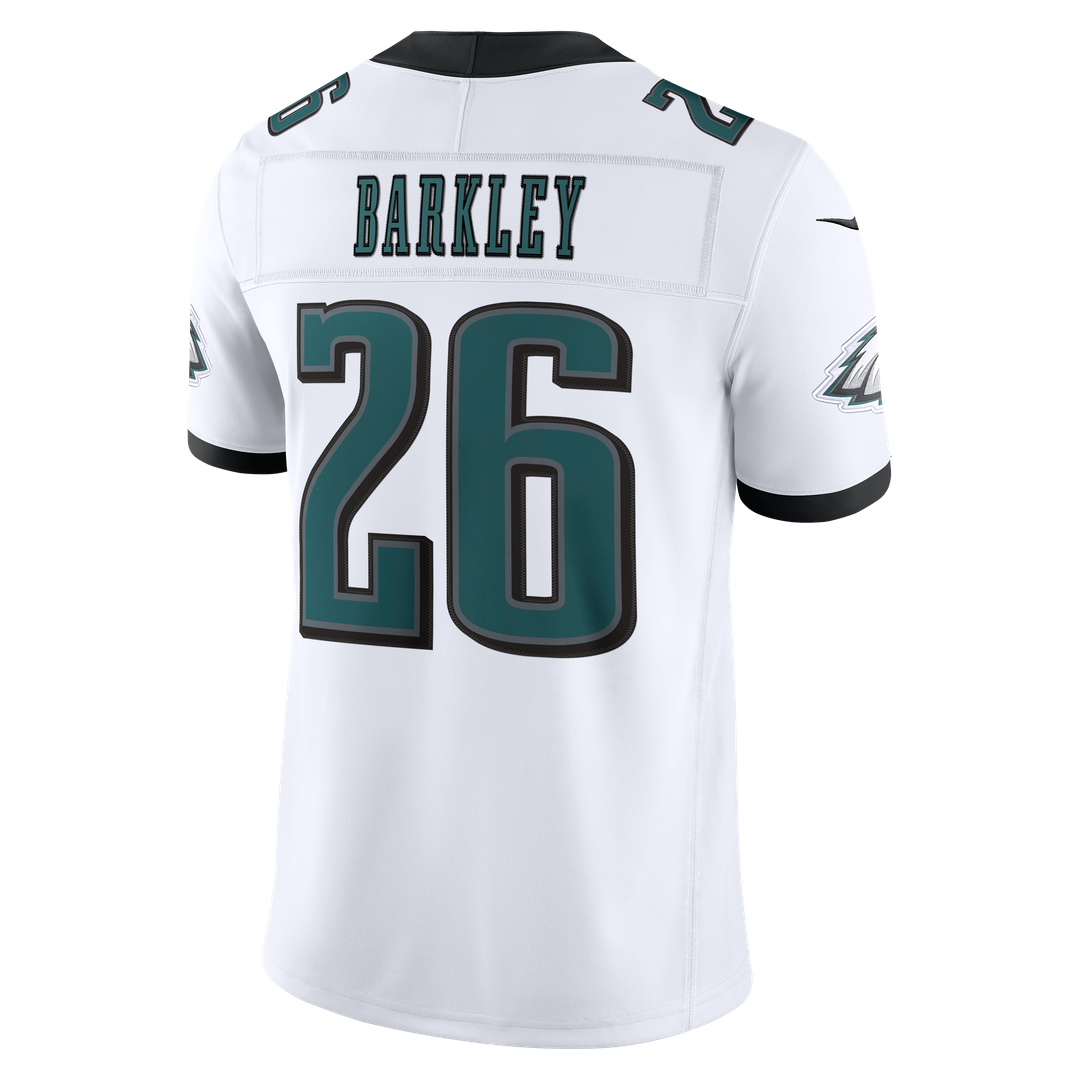 Saquon Barkley Philadelphia Eagles Nike White Vapor F.U.S.E. Stitched Limited Jersey