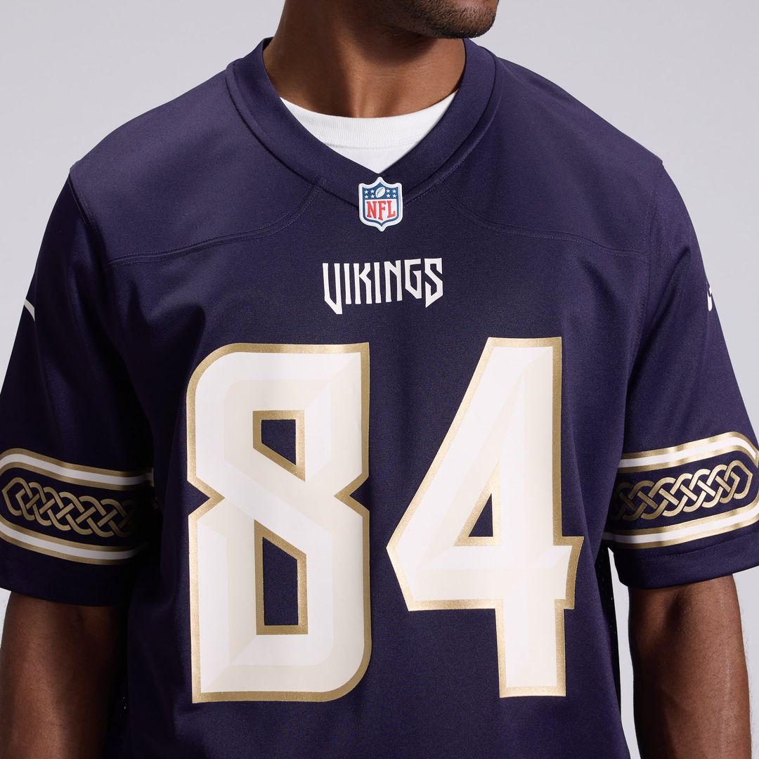 Randy Moss Minnesota Vikings Nike Purple 2026 Rivalries Collection Game Jersey