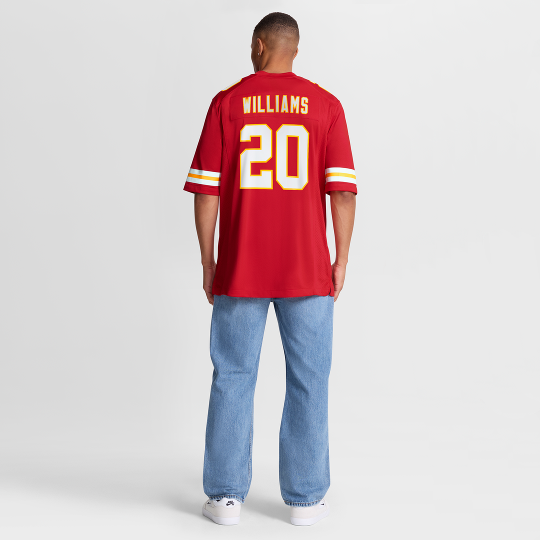 Nohl Williams Kansas City Chiefs Nike Red Team Game Jersey