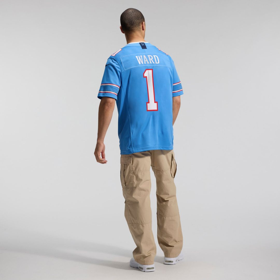 Cameron Ward Tennessee Titans Nike Light Blue Team Vapor F.U.S.E. Stitched Limited Jersey