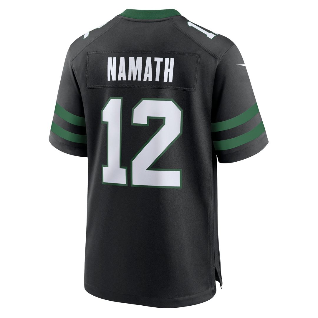 Joe Namath New York Jets Nike White Classic Alternate Retired Player Game Jersey