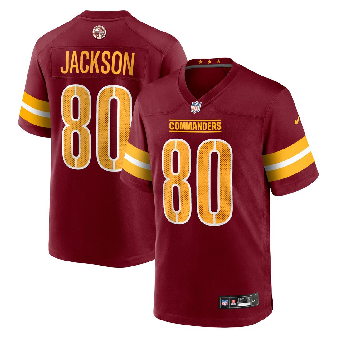 Tyree Jackson Washington Commanders Nike Burgundy Team Game Jersey