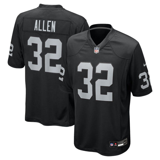 Marcus Allen Las Vegas Raiders Nike Black Game Retired Player Jersey