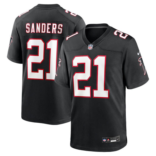 Deion Sanders Atlanta Falcons Nike Black Retired Player Alternate Game Jersey