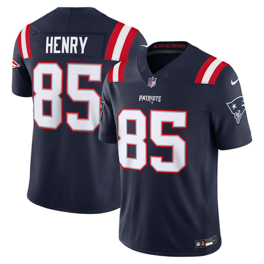 Hunter Henry New England Patriots Nike Navy Team Vapor F.U.S.E. Stitched Limited Jersey
