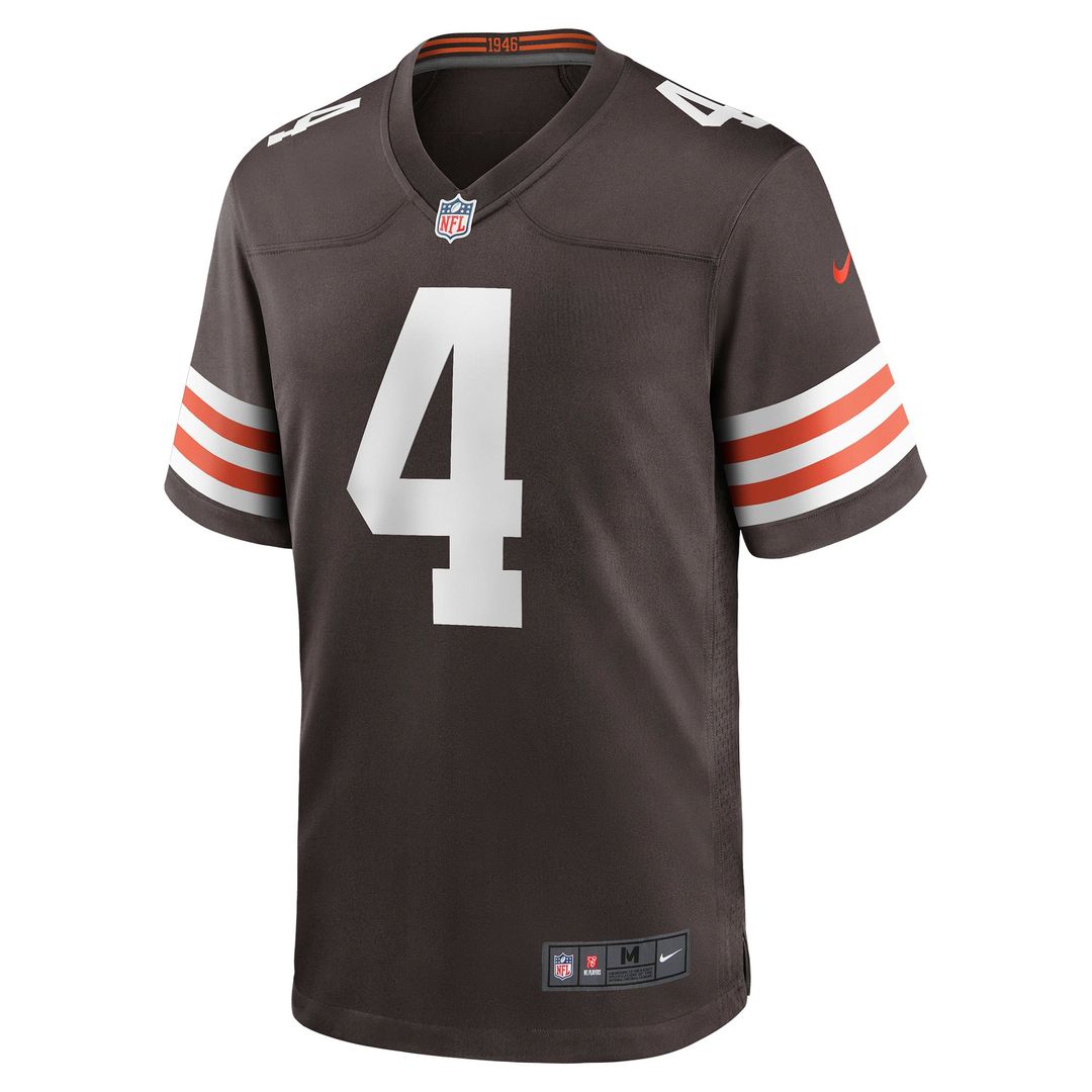 Deshaun Watson Cleveland Browns Nike White Game Jersey