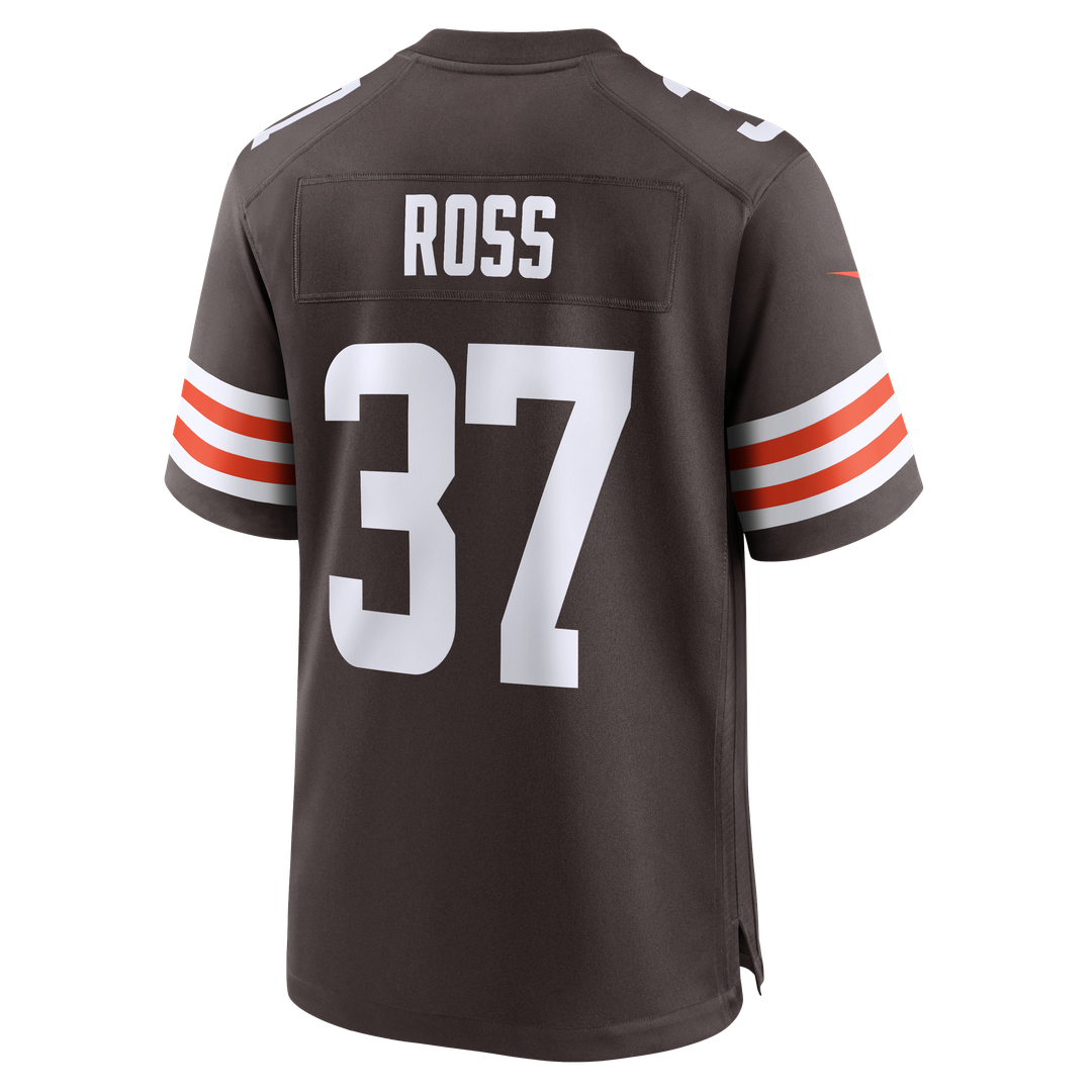 D'Angelo Ross Cleveland Browns Nike Brown Team Game Jersey