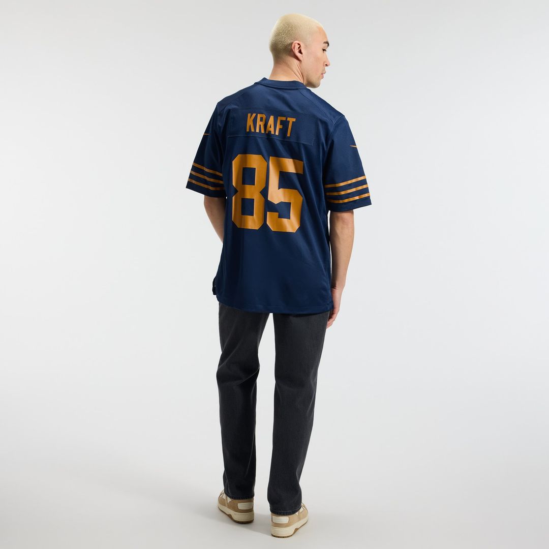 Tucker Kraft Green Bay Packers Nike Navy Alternate Game Jersey