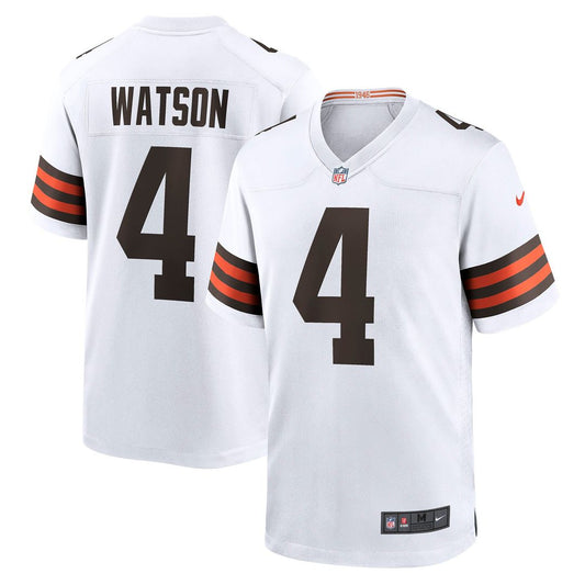 Deshaun Watson Cleveland Browns Nike White Game Jersey