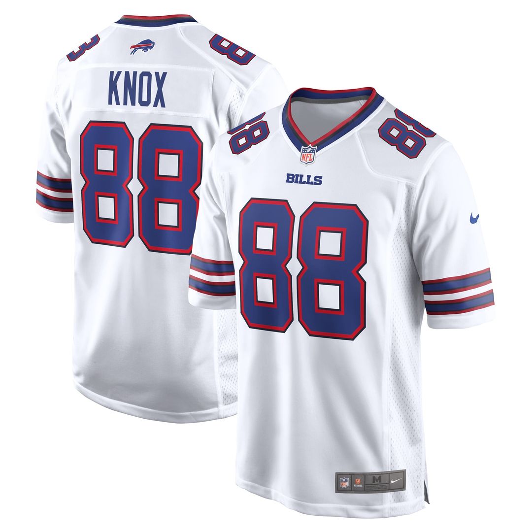 Dawson Knox Buffalo Bills Nike White Away Game Player Jersey