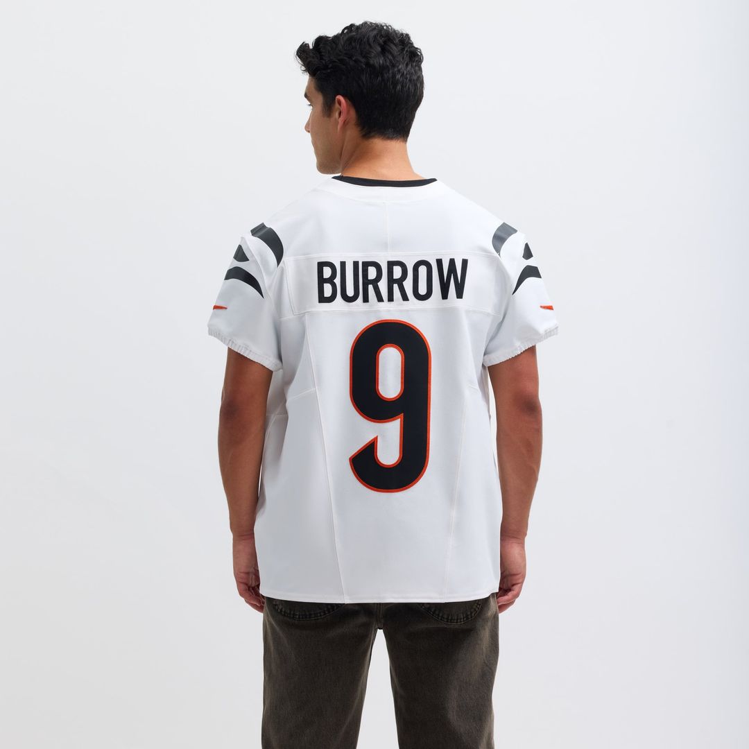 Joe Burrow Cincinnati Bengals Nike White Vapor F.U.S.E. Elite Jersey