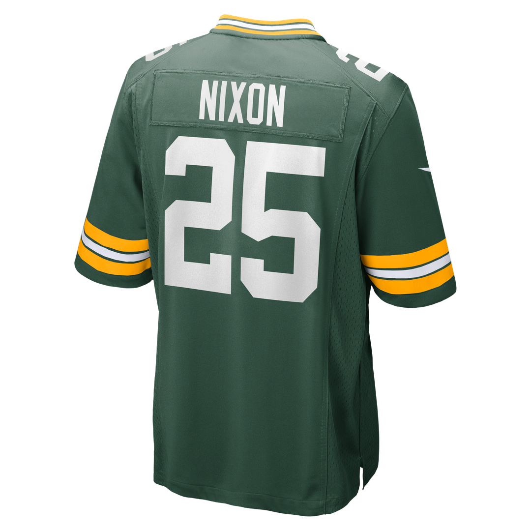 Keisean Nixon Green Bay Packers Nike Green Game Player Jersey