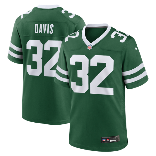 Isaiah Davis New York Jets Nike Legacy Green Team Game Jersey