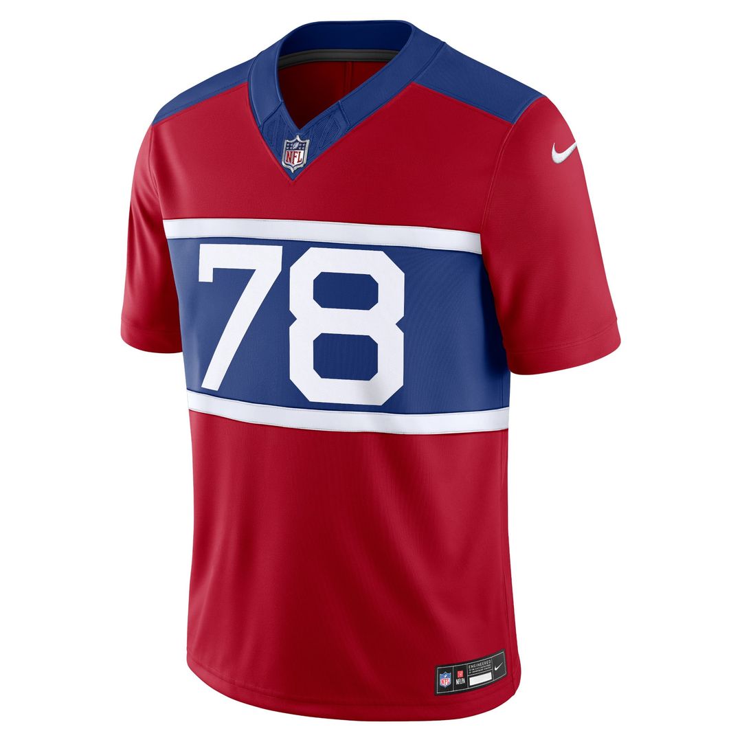 Andrew Thomas New York Giants Nike Century Red Alternate Vapor F.U.S.E. Limited Jersey