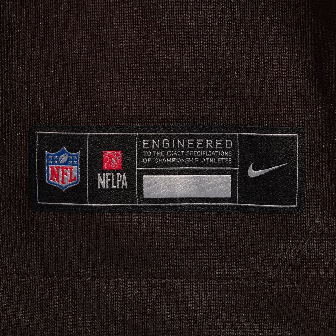 Austin Barber Cleveland Browns Nike Brown Team Game Jersey