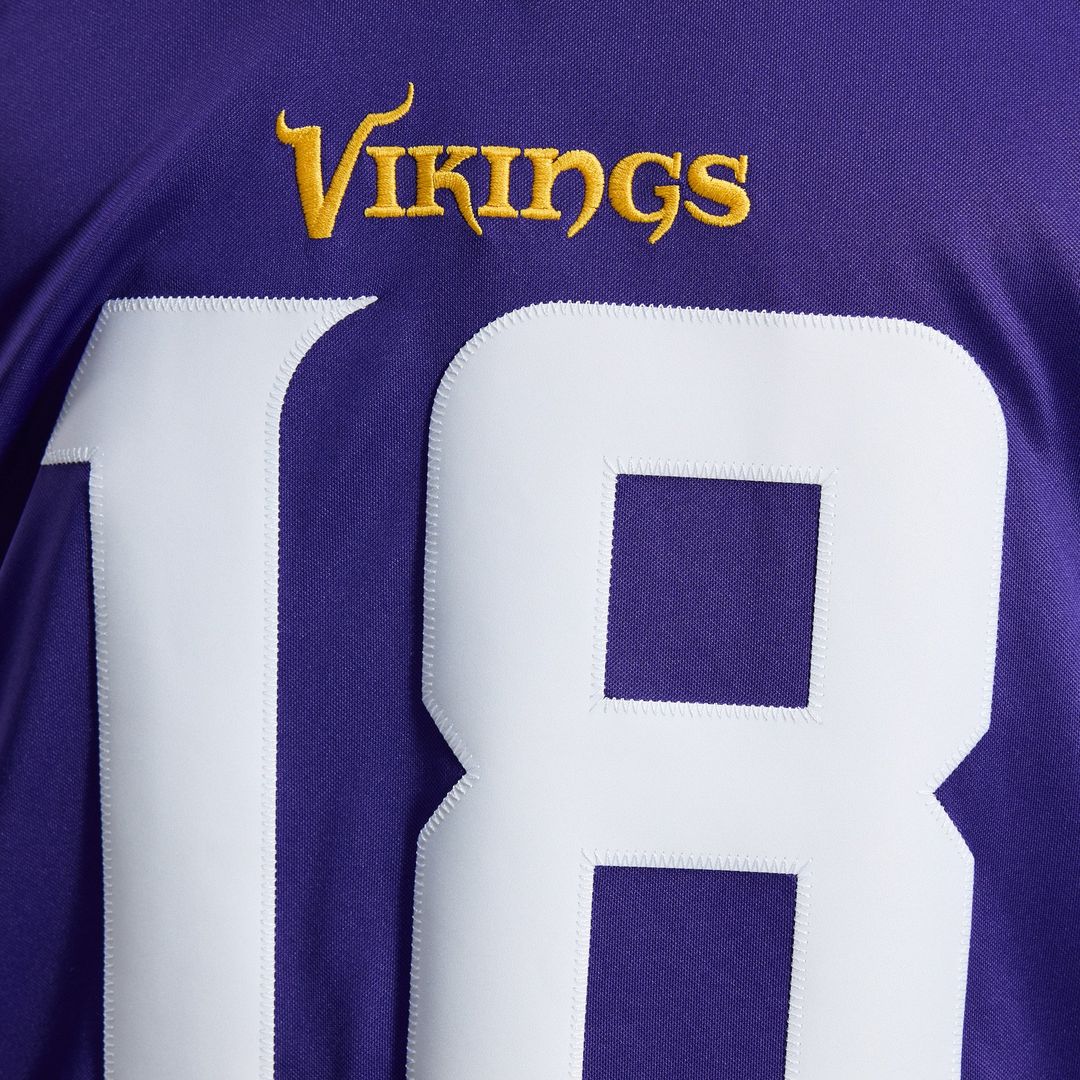 Justin Jefferson Minnesota Vikings Nike White Alternate Vapor F.U.S.E. Stitched Limited Jersey