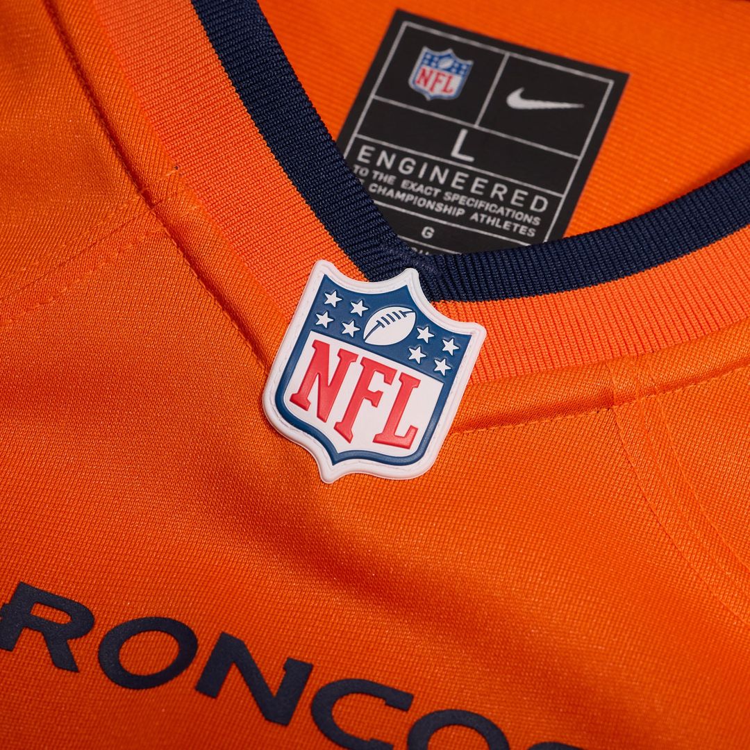 Quinn Meinerz Denver Broncos Nike Orange Team Game Jersey