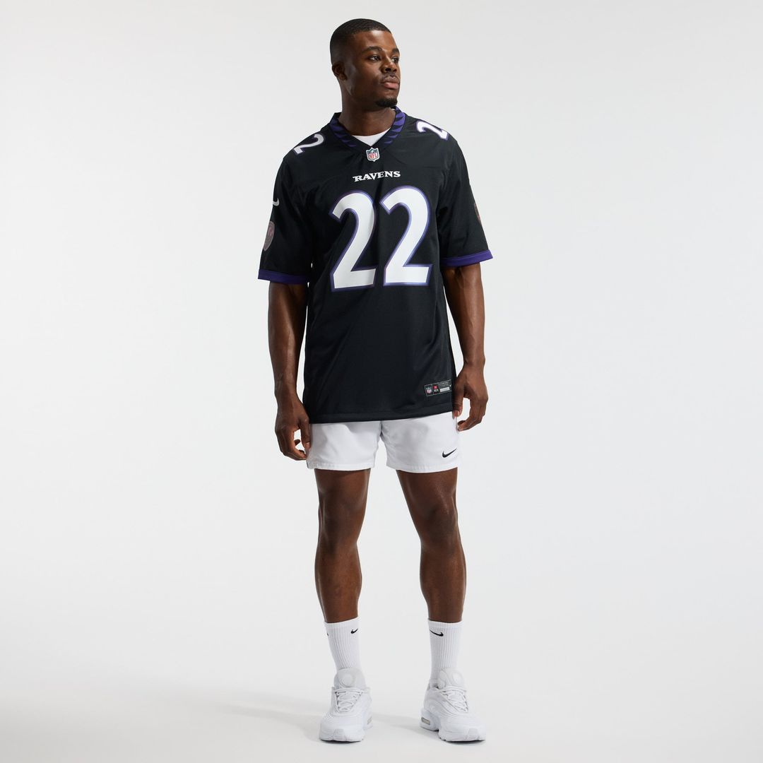 Derrick Henry Baltimore Ravens Nike Black Alternate Game Jersey
