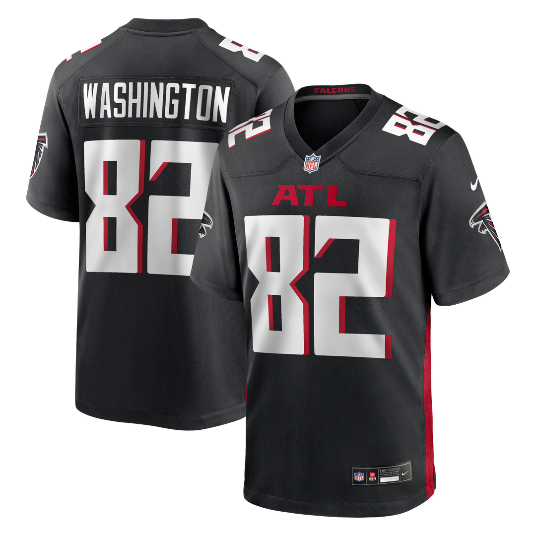 Casey Washington Atlanta Falcons Nike Black Team Game Jersey