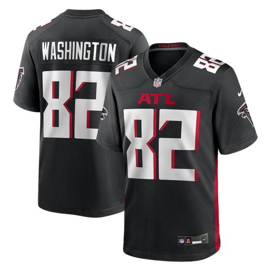 Casey Washington Atlanta Falcons Nike Black Team Game Jersey