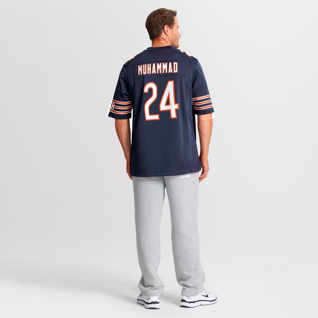 Malik Muhammad Chicago Bears Nike Navy Team Game Jersey