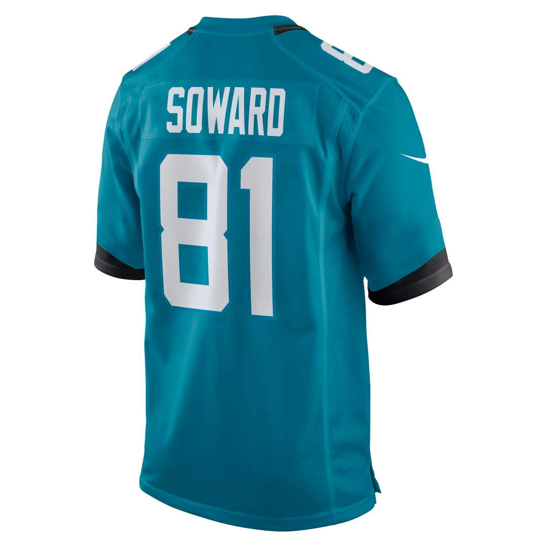 R. Jay Soward Jacksonville Jaguars Nike Teal Retired Player Team Game Jersey