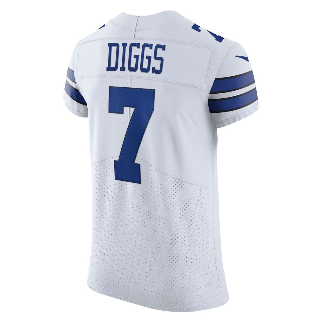 Trevon Diggs Dallas Cowboys Nike White Vapor Elite Jersey