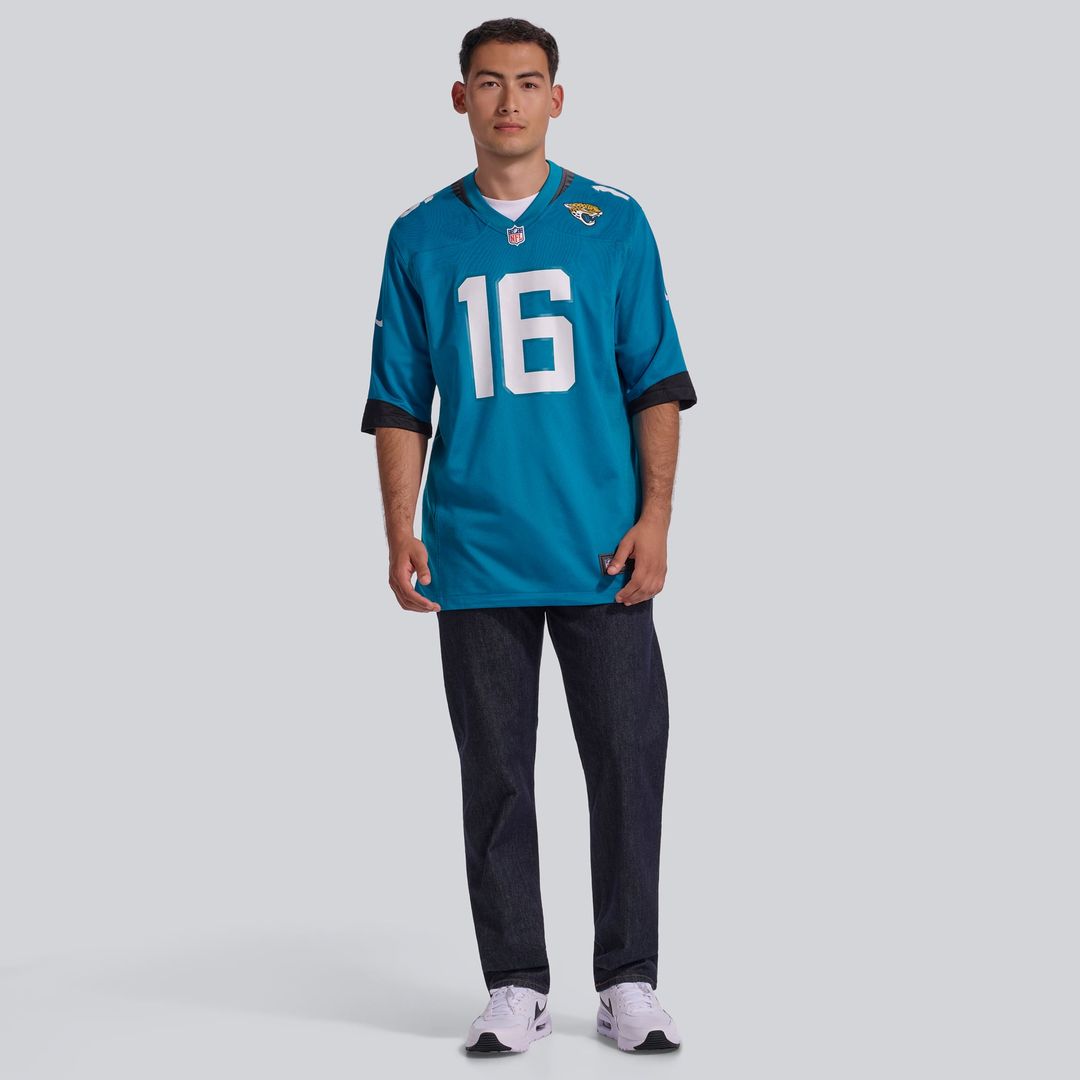 Trevor Lawrence Jacksonville Jaguars Nike Teal Home Game Jersey