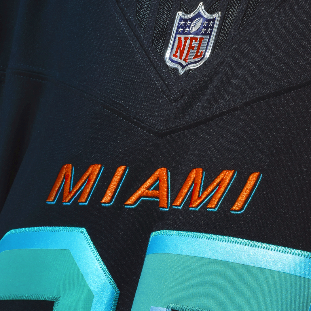 Dan Marino Miami Dolphins Nike Navy Rivalries Collection Stitched Limited Jersey