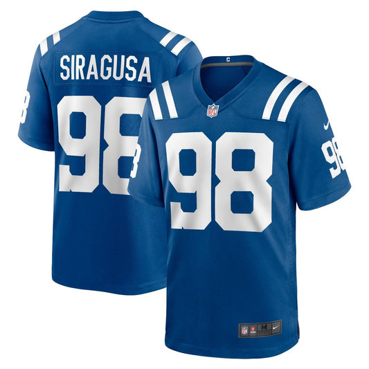 Tony Siragusa Indianapolis Colts Nike Royal Game Retired Player Jersey