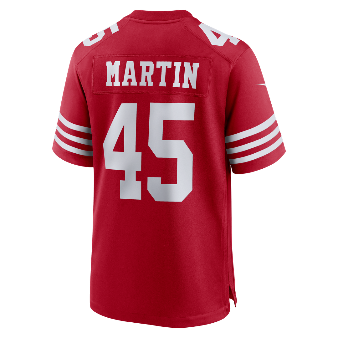 Nick Martin San Francisco 49ers Nike Scarlet Team Game Jersey