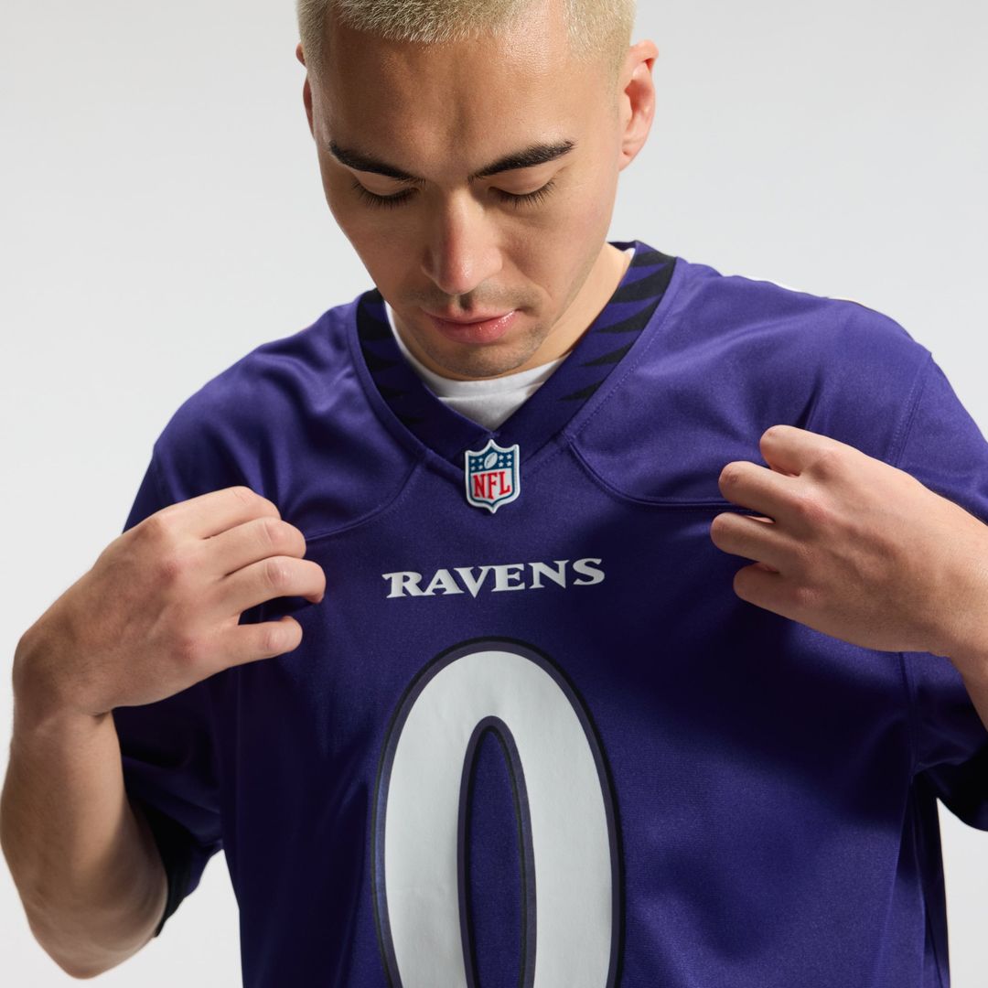 Roquan Smith Baltimore Ravens Nike Purple Team Game Jersey