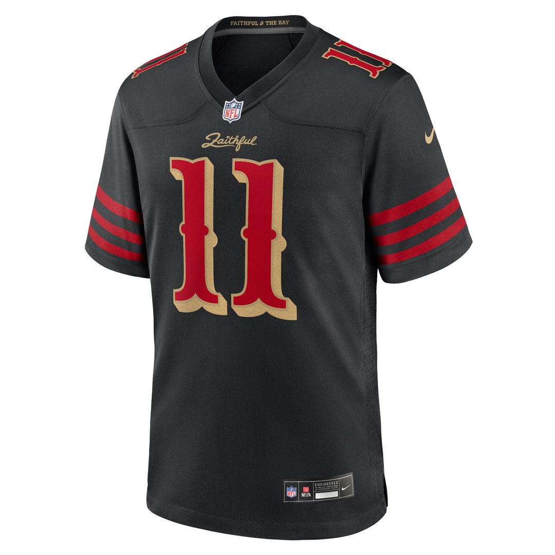 Brandon Aiyuk San Francisco 49ers Nike Black Rivalries Collection Game Jersey