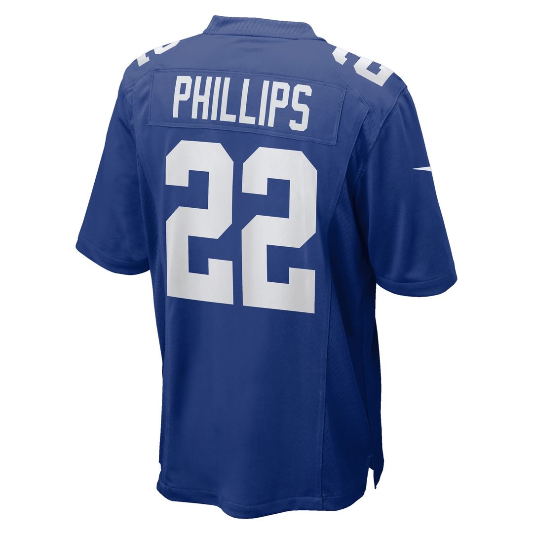 Dru Phillips New York Giants Nike Royal Team Game Jersey