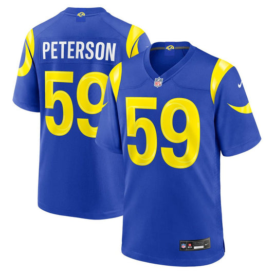 Darryl Peterson Los Angeles Rams Nike Royal Game Jersey