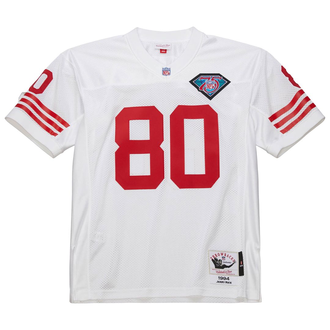 Jerry Rice San Francisco 49ers 1994 Mitchell & Ness White Authentic Throwback Retired Player Jersey