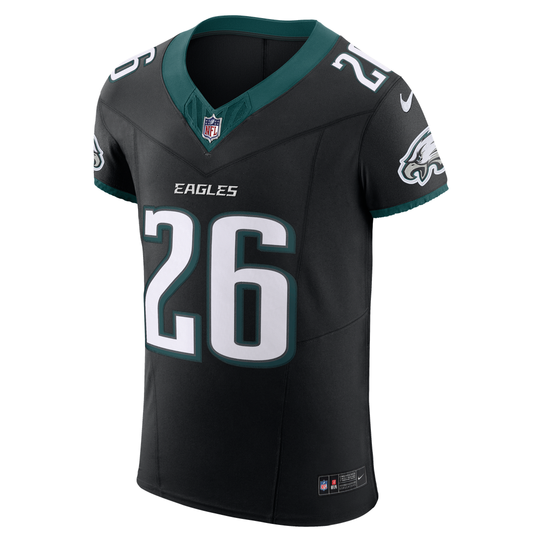 Saquon Barkley Philadelphia Eagles Nike Black Alternate Vapor F.U.S.E. Elite Jersey
