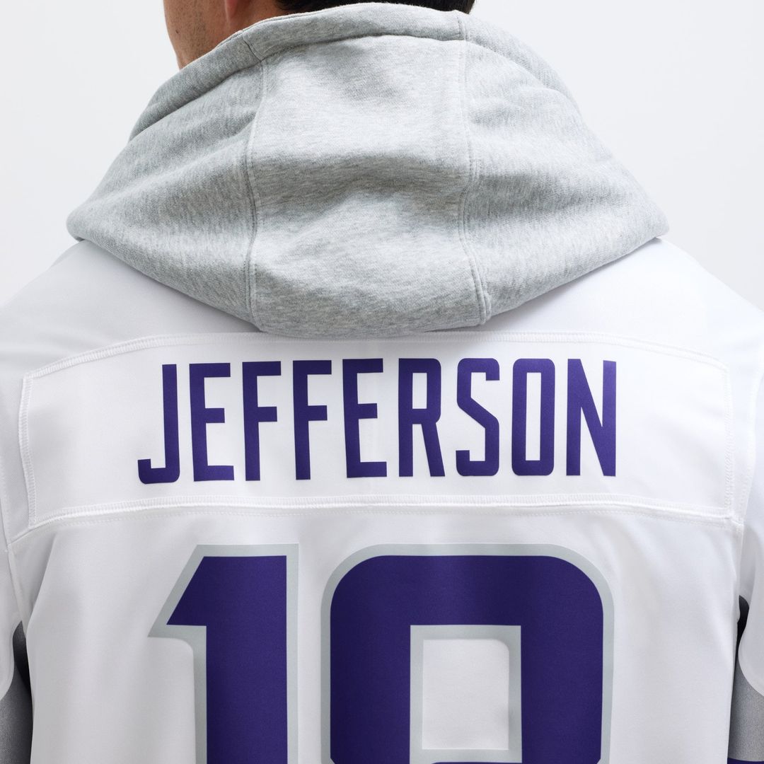 Justin Jefferson Minnesota Vikings Nike White Alternate Vapor F.U.S.E. Limited Jersey