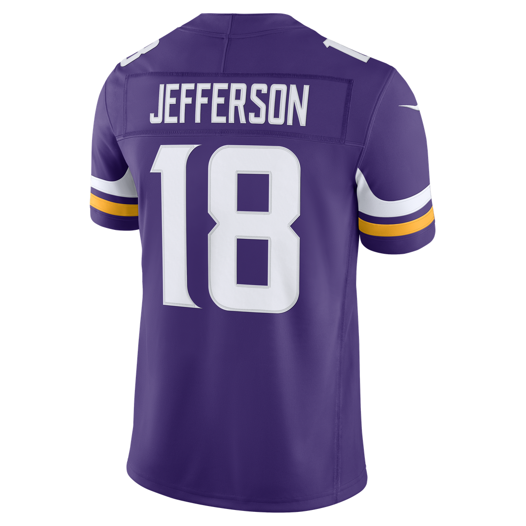 Justin Jefferson Minnesota Vikings Nike White Alternate Vapor F.U.S.E. Stitched Limited Jersey