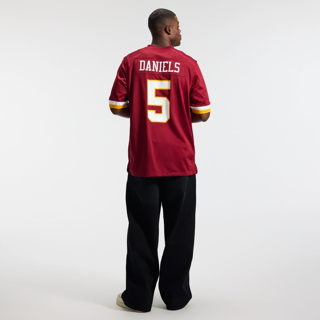 Jayden Daniels Washington Commanders Nike Burgundy Game Jersey