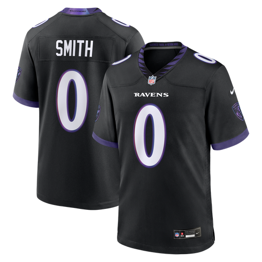Roquan Smith Baltimore Ravens Nike Black Alternate Game Jersey