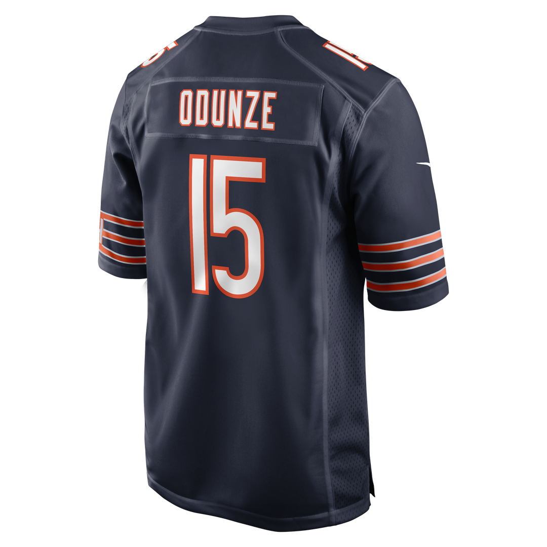Rome Odunze Chicago Bears Nike Navy Player Game Jersey