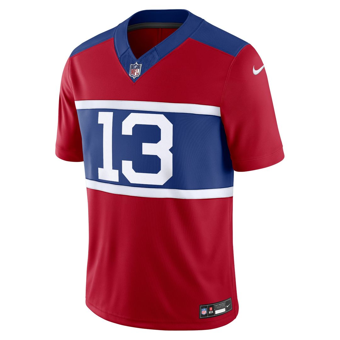Jalin Hyatt New York Giants Nike Century Red Alternate Vapor F.U.S.E. Limited Jersey