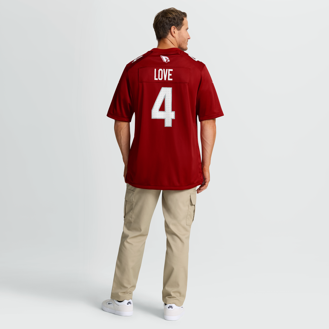 Jeremiyah Love Arizona Cardinals Nike Cardinal Team Game Jersey