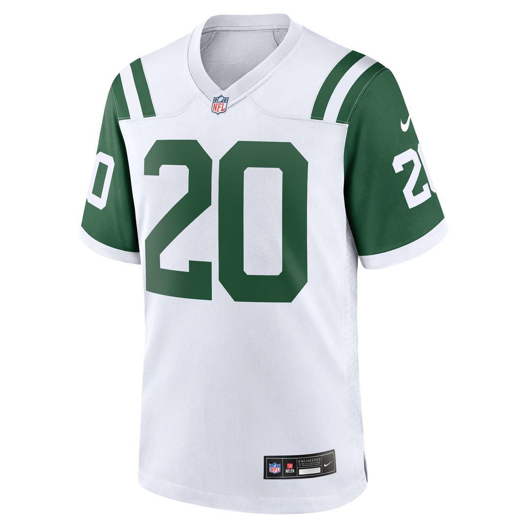 Breece Hall New York Jets Nike White Classic Alternate Game Jersey